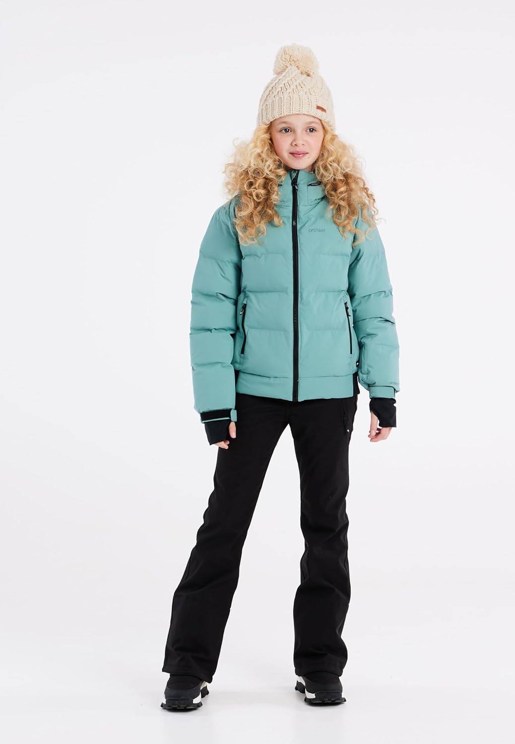 Protest Girls Ski- Und Snowboardjacken PRTELINY JR 104 Crocodile Green, 104 Crocodile Green