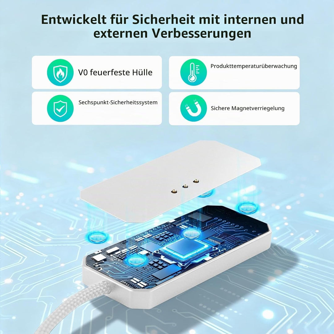 Magnetisches Kabelloses Ladegerät für iPad Pro 11 Zoll &amp; iPad Air 11 Zoll M4/M3/M2, Smart Connector