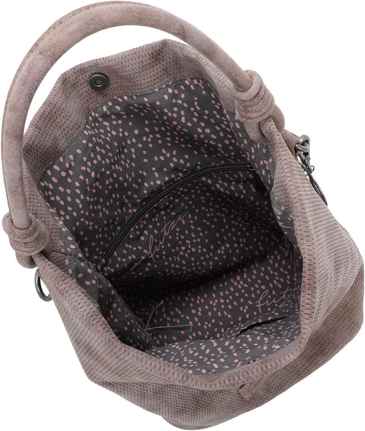 Fritzi Bo03 Sunny Handtasche Hobo Bag Beuteltasche Schultertasche Old Wood, Old Wood