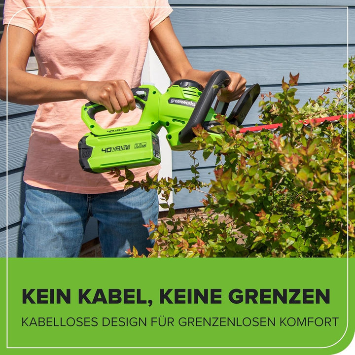 Greenworks 40V Akku & Universal Ladegerät Kit - Original Greenworks leistungsstarker 2Ah Lithium-Ion