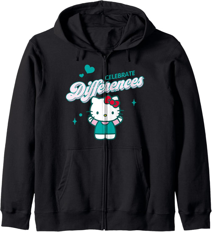Feiern Sie Unterschiede - Hello Kitty Kapuzenjacke