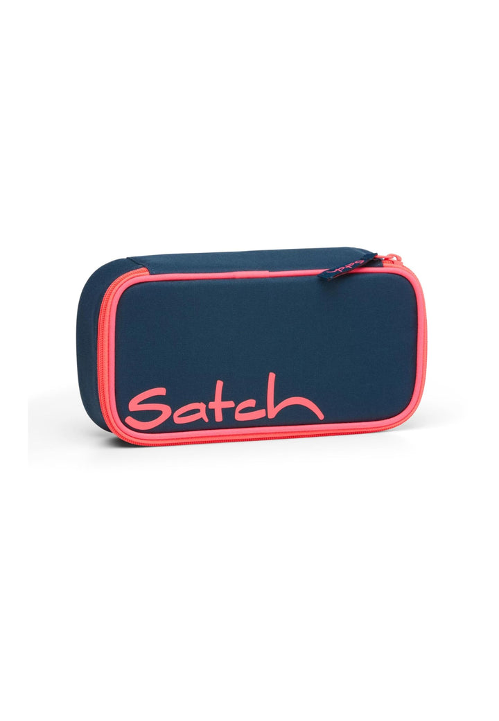 Satch Schlamperbox extra gross inkl. Trennfach Reissverschlussfach Stiftehalter Geodreieck Sichtfens