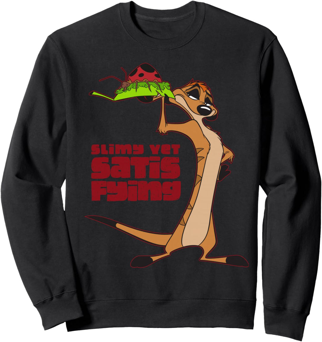 Disney The Lion King Timon Slimy Yet Satisfying Sweatshirt