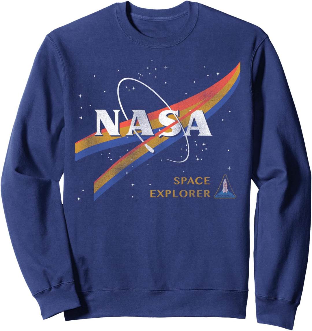 NASA Retro Chevron Space Shuttle Logo Sweatshirt