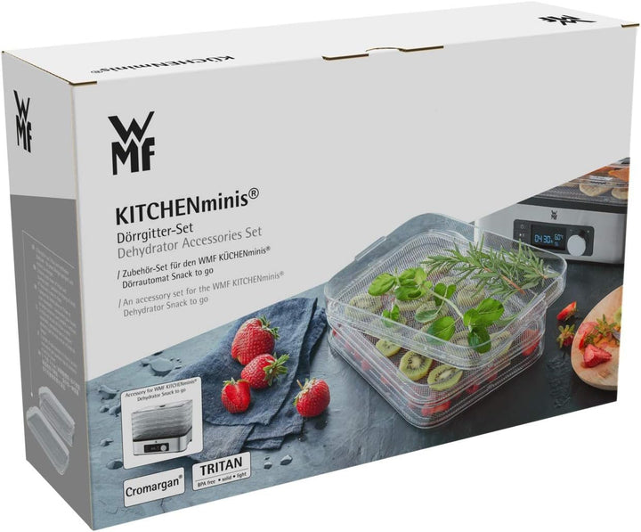 WMF Küchenminis Dörrgitter Set 3-teilig, 27,7 x 17,6 x 7,1 cm 3 Dörrgitter, Zubehör für den Küchenmi