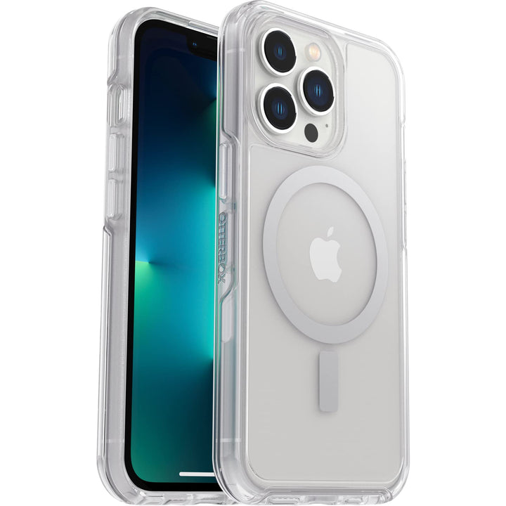 OtterBox Symmetry+ transparente Hülle für iPhone 13 Pro für MagSafe, stossfest, sturzsicher, schütze
