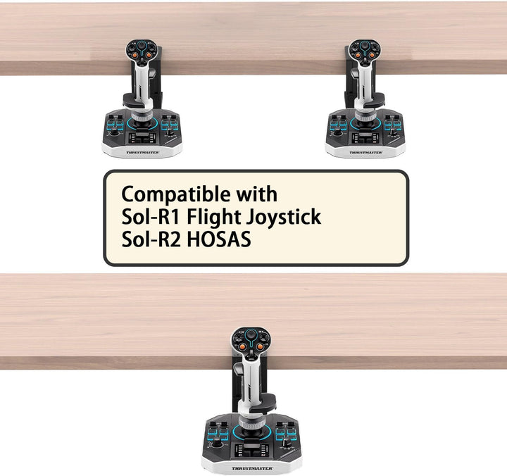 Tischhalterung für Thrustmaster T-Flight Hotas X, Logitech G Extreme 3D, Turtle Beach VelocityOne Fl