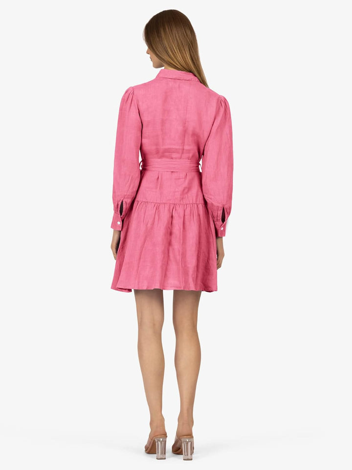 Mint & Mia Damen Webkleid Dress 42 Litschi, 42 Litschi