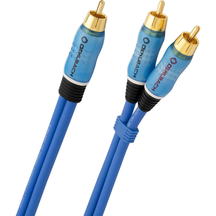 Oehlbach BOOOM 1000 - Subwoofer Y-Cinch-Kabel (2 x Cinch auf 1 x Cinch) - Druckvolle Basswiedergabe