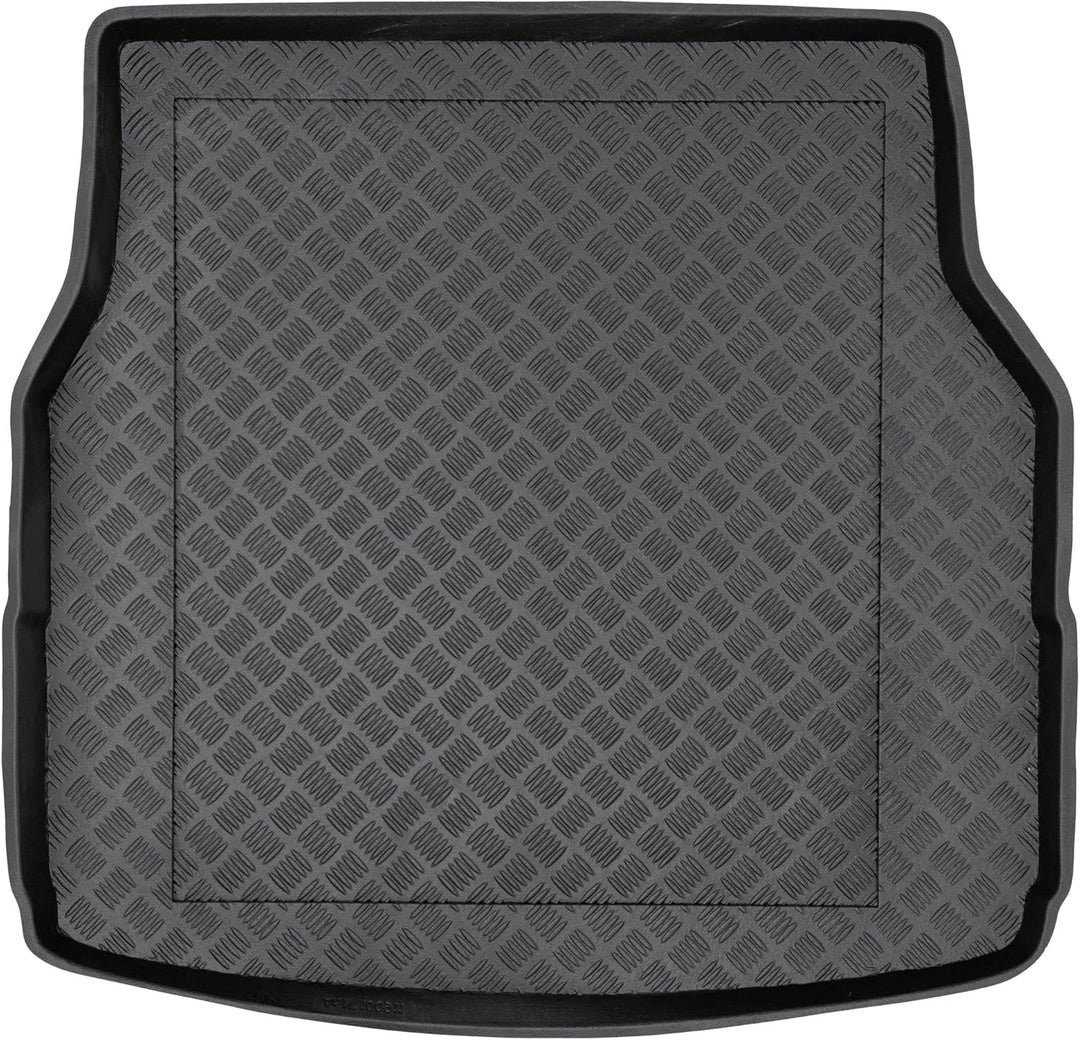 SMK Kofferraum schutzmatte Kofferraummatte passt für Mercedes C-Klasse (W203) 2001-2007 Strapazierfä
