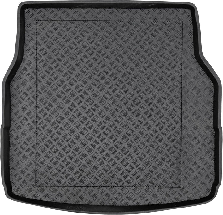 SMK Kofferraum schutzmatte Kofferraummatte passt für Mercedes C-Klasse (W203) 2001-2007 Strapazierfä