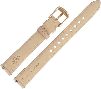 Fossil Uhrenarmband 14 mm Leder Beige ES-3487 | LB-ES3487, Gurt, Gurt