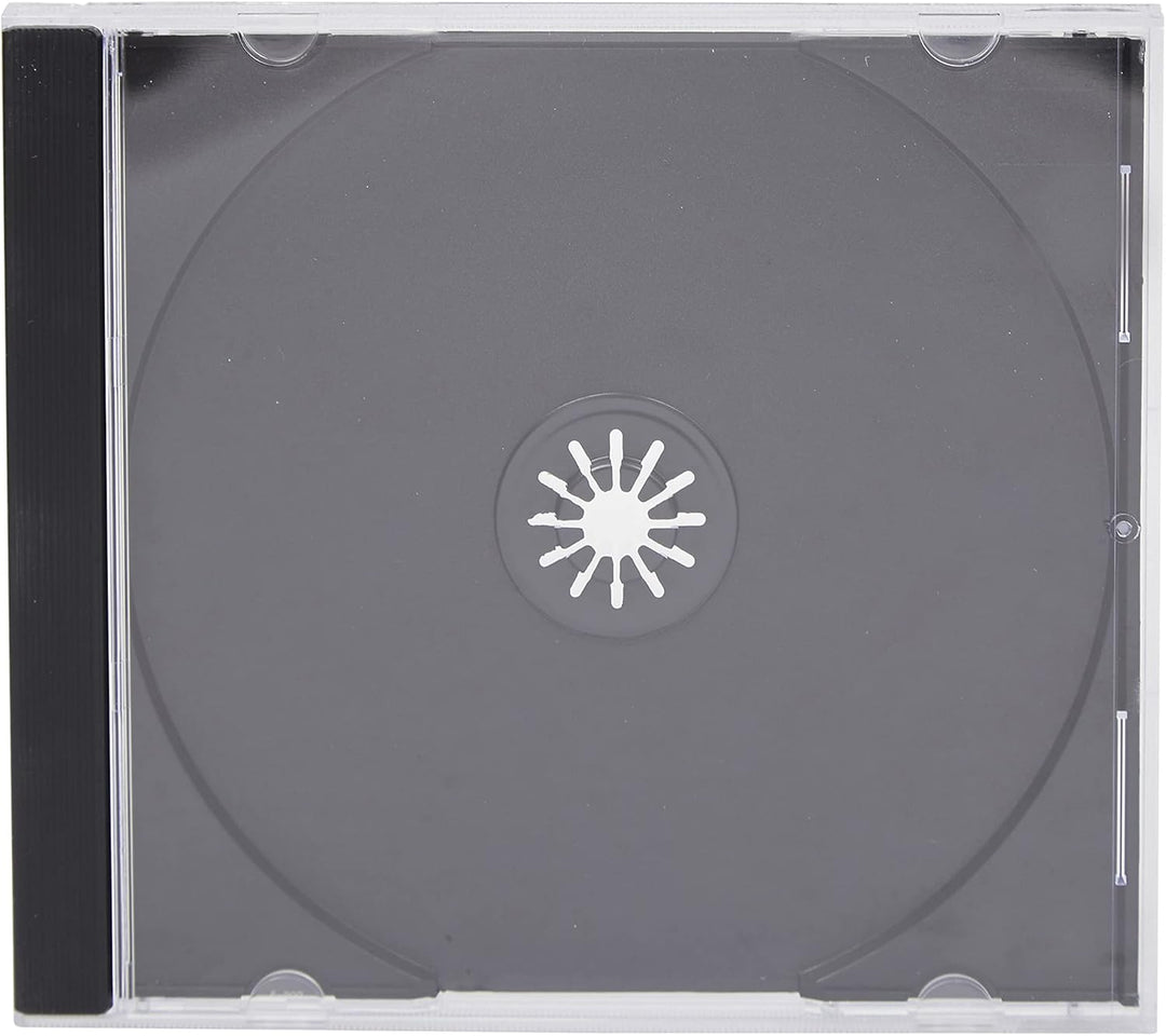 Dragon Trading CD- / DVD- / Blu-Ray-Hüllen mit 10,4 mm Rücken für 1 Disc mit schwarzem Einsatz, 5 St