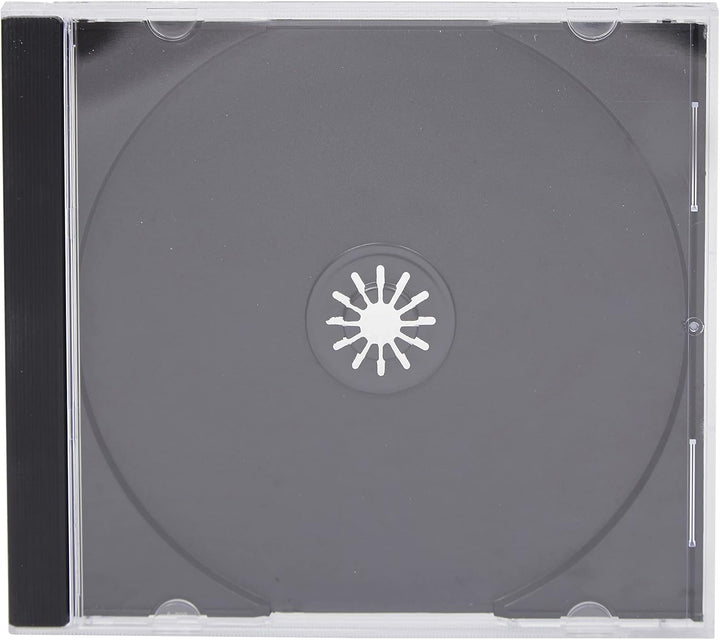 Dragon Trading CD- / DVD- / Blu-Ray-Hüllen mit 10,4 mm Rücken für 1 Disc mit schwarzem Einsatz, 5 St