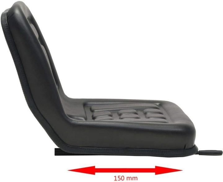 Festnight Universal Traktorsitz Fahrersitz Gepolsterte Sitz 39 x 46 x 35 cm Horizontal Verstellbar u