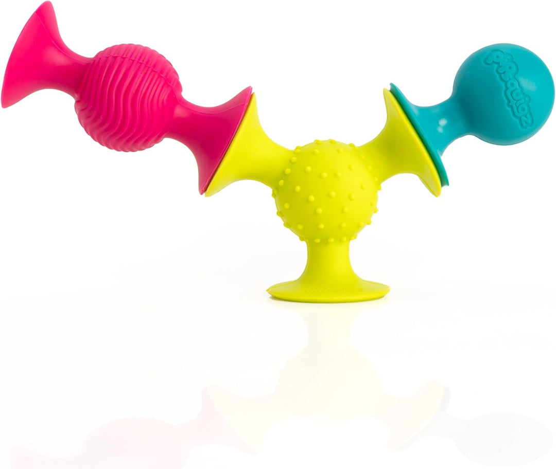 Fat Brain GREFA089-1 Pip Squigz Toy pipSquigz Rasselsaugnäpfe, pipSquigz Rasselsaugnäpfe
