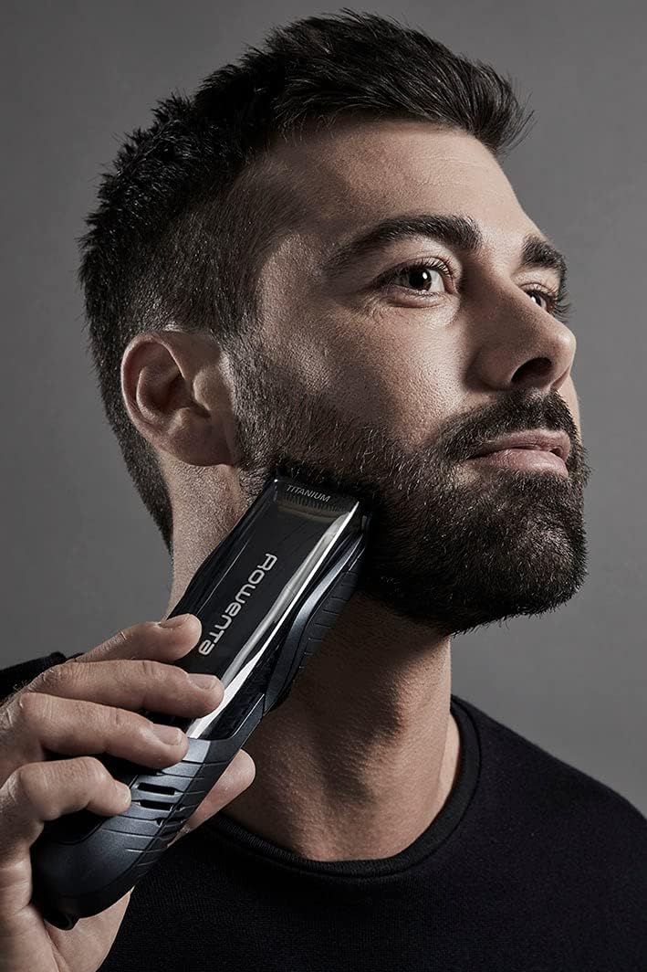 ‎Rowenta Airforce Ultimate Haar- und Bartschneider, integriertes Absaugsystem, Mini-Präzisionstrimme