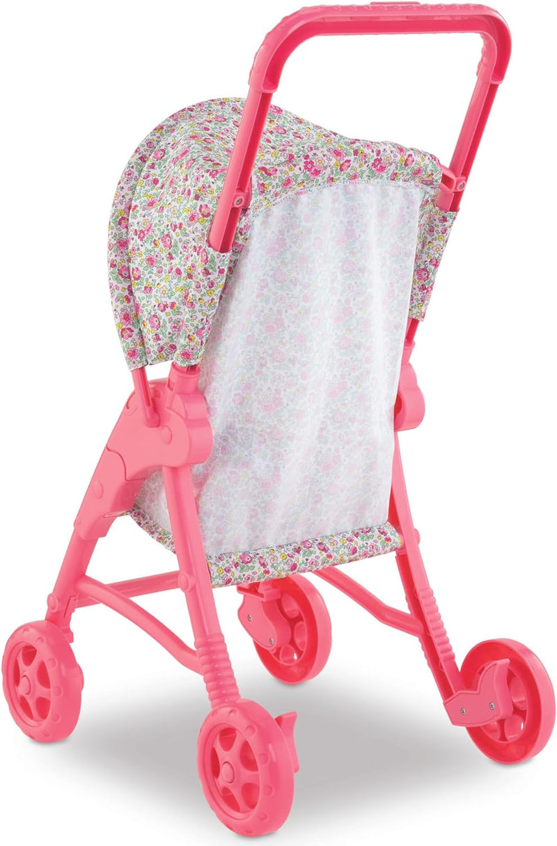 Corolle 9000110810 - Ma Premiere Poupee Puppenbuggy Floral, Puppenbuggy für alle 30cm Puppen, ab 18