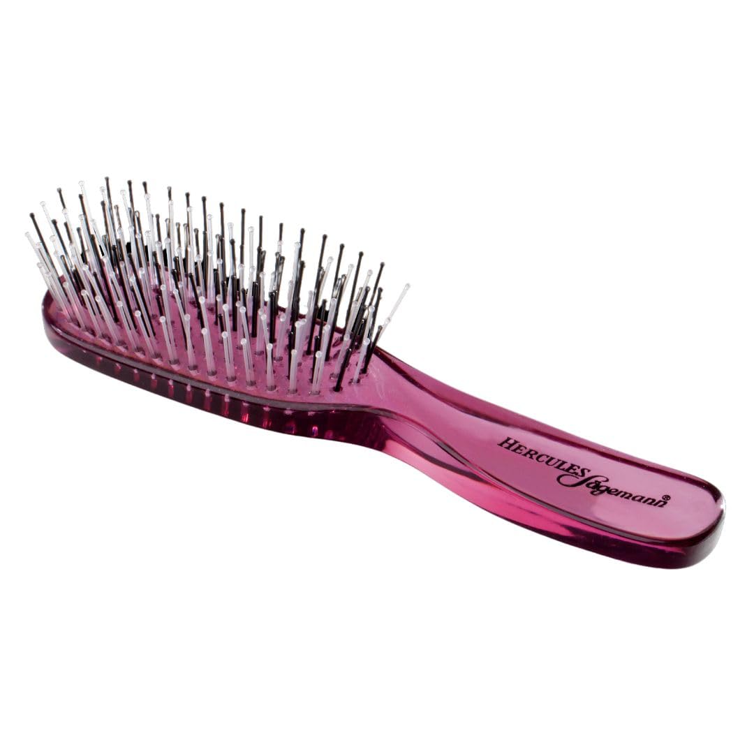 Hercules Sägemann s Zauberbürste PICCOLO Scalp Brush in BROMBEER-PINK - entwirren ohne Ziepen (8101)
