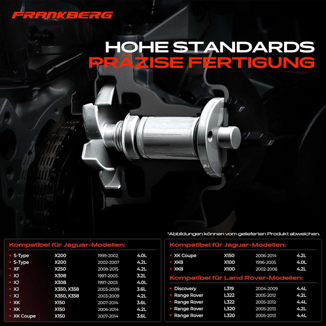 Frankberg Wasserpumpe Kompatibel mit S-Type X200 4.0L 4.2L 1999-2007 XF CC9 J05 4.2L 2008-2015 XJ NA