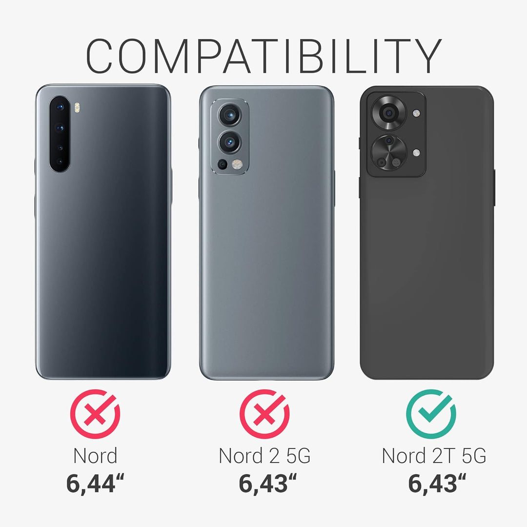 kalibri Schutzhülle kompatibel mit OnePlus Nord 2T 5G - Hülle Aramid - Handy Cover Case Handyhülle S