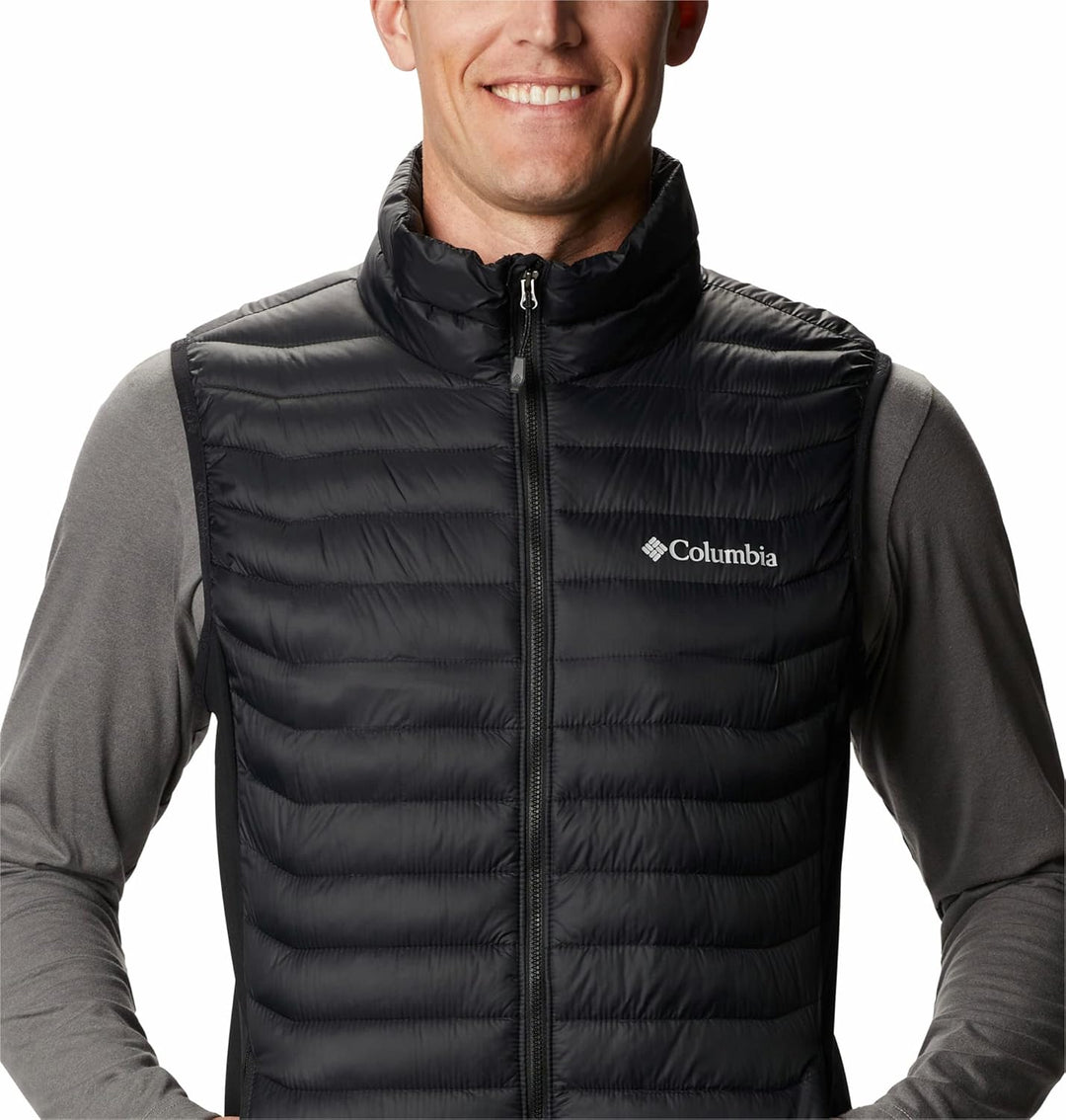 Columbia Herren Powder Pass Vest Steppweste (1er Pack) S Black 010, S Black 010