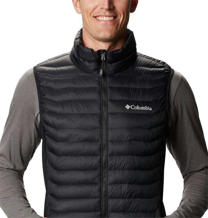 Columbia Herren Powder Pass Vest Steppweste (1er Pack) S Black 010, S Black 010