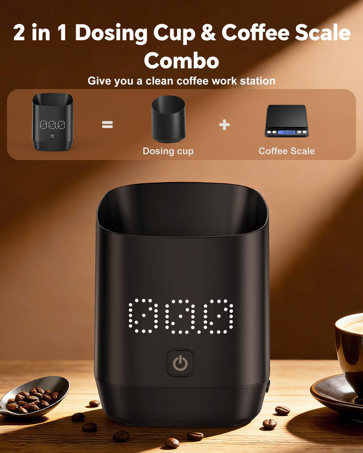 Kaffee Waage, Digital Kaffeewaage för Espresso & Pour-Over, Kaffeewaage mit Timer Barista Zubehör, M