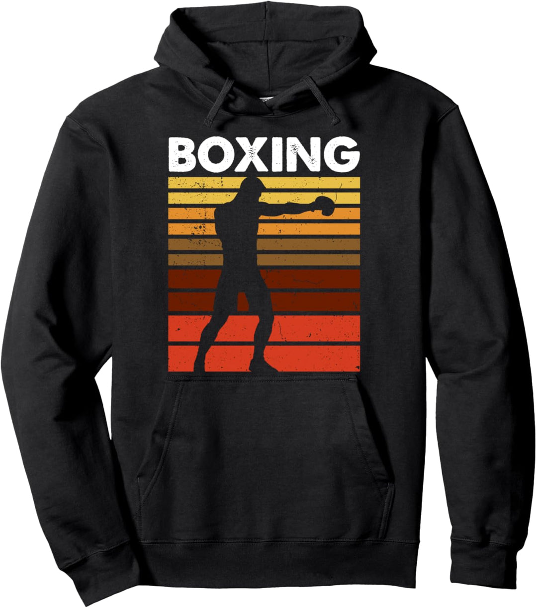Boxsport Retro Vintage Boxer Pullover Hoodie