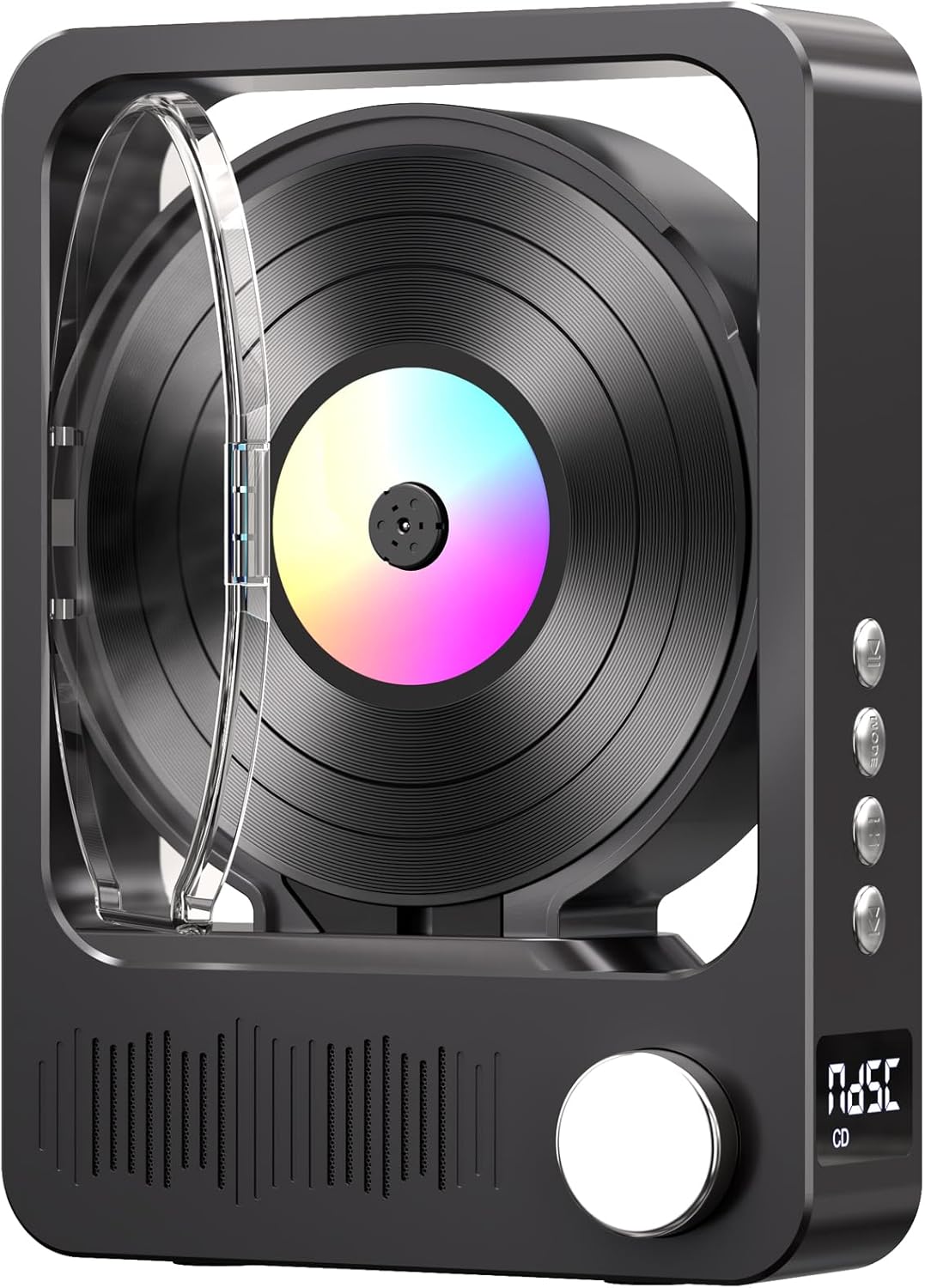 MECHEN CD Player Bluetooth, Tragbarer Discman HiFi CD Player für Zuhause, Fernbedienung, eingebaute