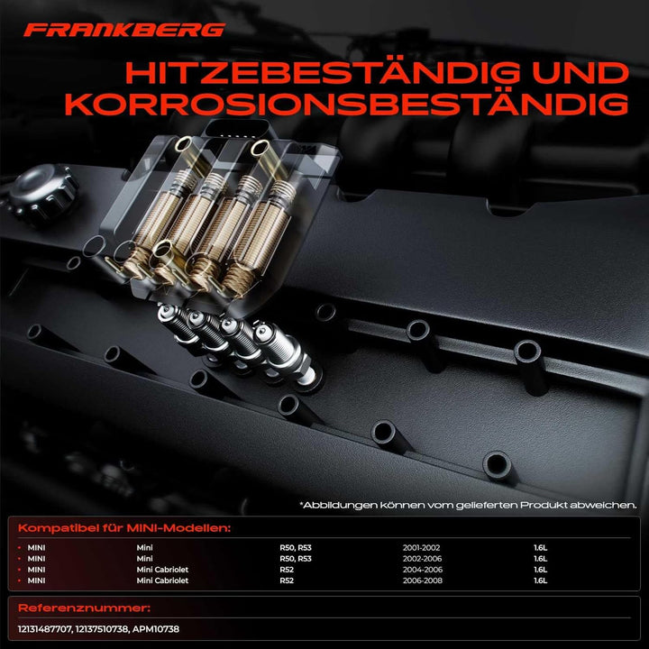 Zündspule Einheit 12V 3-Polig für C-o-o-p-e-r S One R50 R53 R52 1.6L Benzin 2001-2007 12131487707