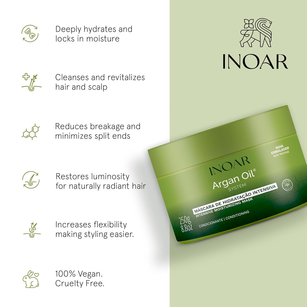 Argan Oil Hair Mask - Argan Oil Hair Treatment - Hair Mask For Damaged Hair