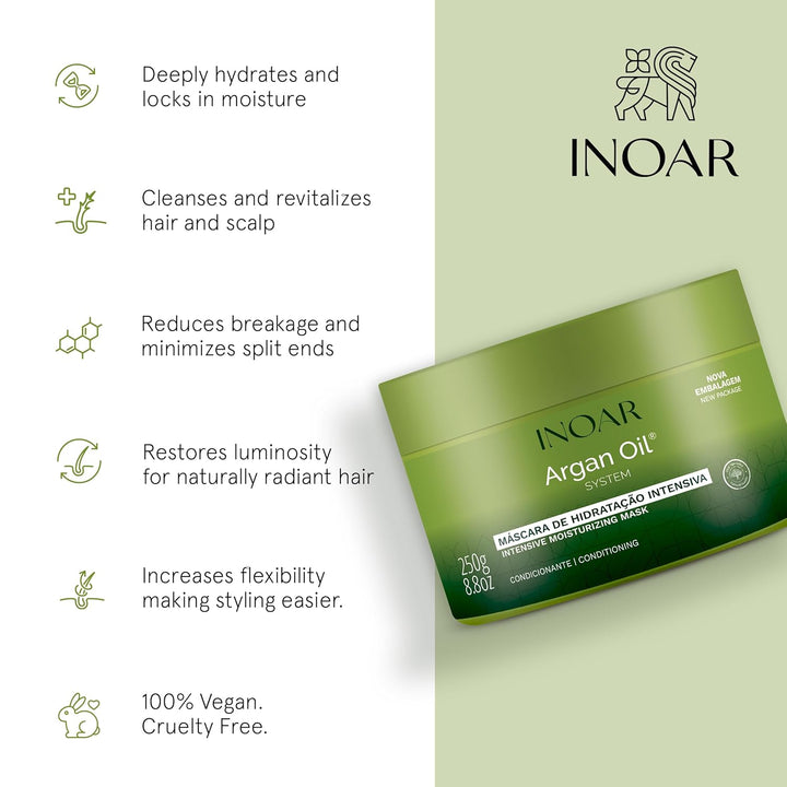 Argan Oil Hair Mask - Argan Oil Hair Treatment - Hair Mask For Damaged Hair