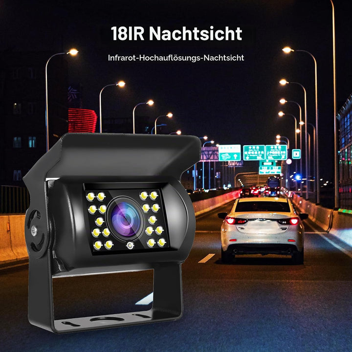 Rimoody Rückfahrkamera 4 Pin Aviation Stecker IR Nachtsicht Keine Hilfslinie Ohne Ändern der Farbe I