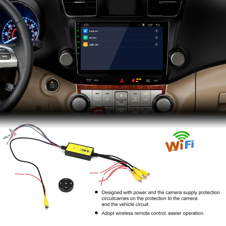 Bediffer Auto R¨¹ckfahrkamera Splitter Schalter, 4 Eing?nge 1 Auto Video Umschalter Videosystem Auto