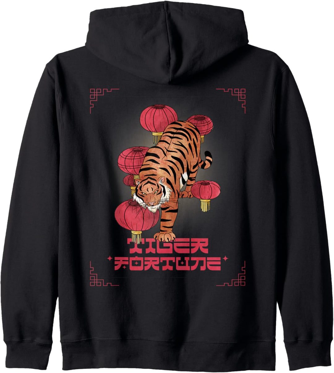 Chinesisches Mond-Symbol Neujahr des Tigers Kapuzenjacke
