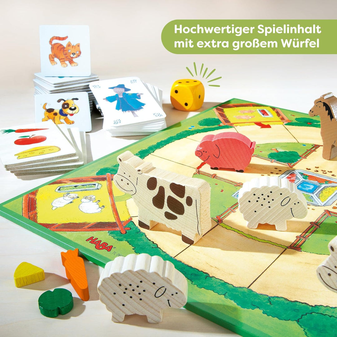 HABA Mein erster Spieleschatz - Grosse Spielesammlung für Kinder ab 3 Jahren – 10 Klassische Spiele: