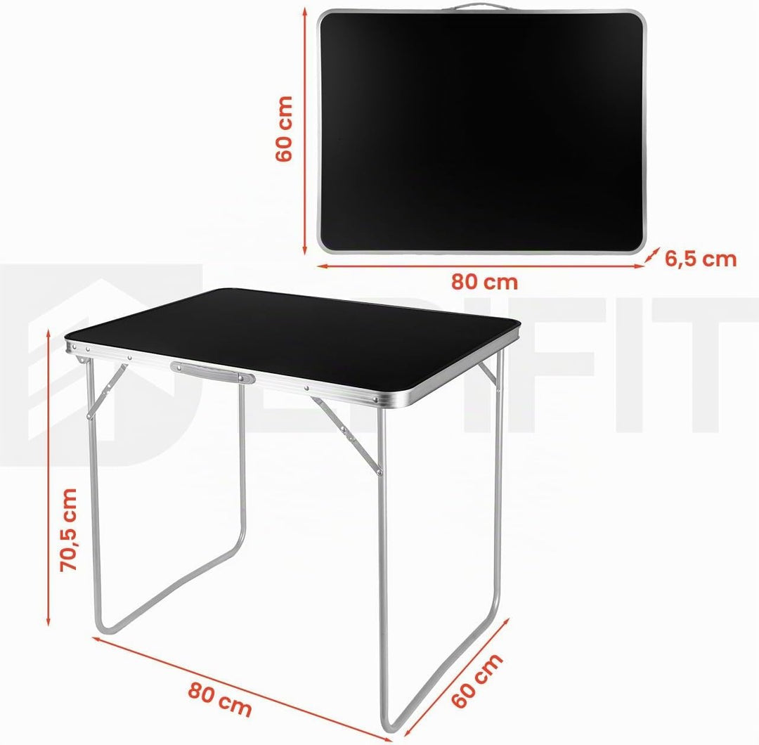 MalTec Wandertisch Klappbarer Campingtisch Case Camp 80 Klappbarer Gartentisch