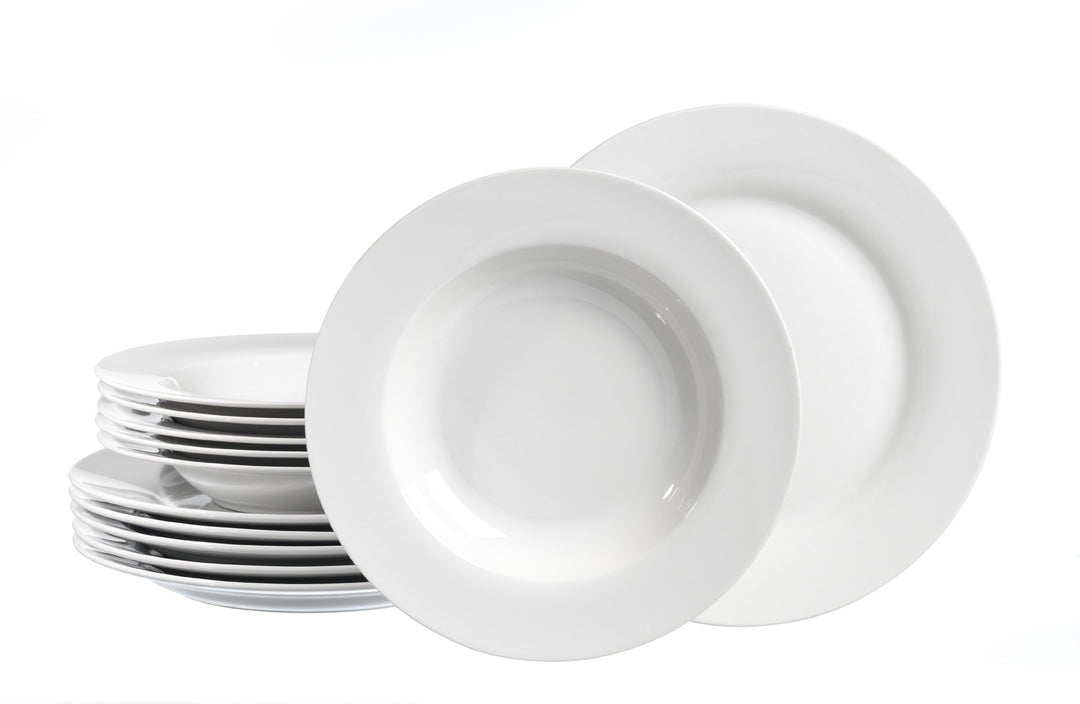 Ritzenhoff & Breker Tafelservice Bianco, 12-teilig, Porzellangeschirr Tafelservice Bianco 12 tlg., T