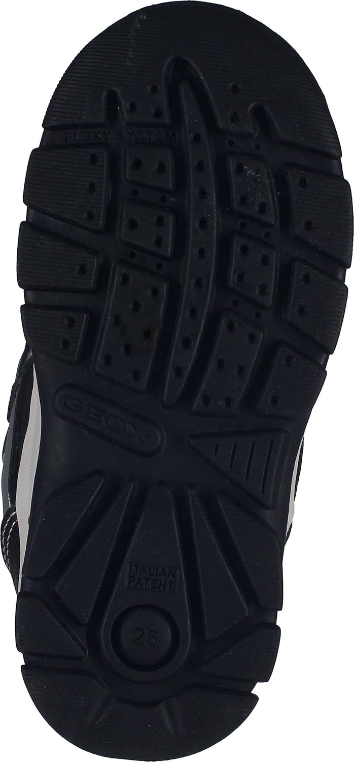 Geox Jungen B Flanfil Boy B ABX Stiefeletten 23 EU Black Orange, 23 EU Black Orange