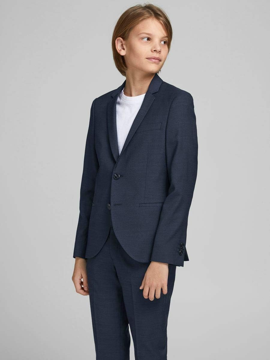 JACK & JONES Jungen Jprsolaris Jr Blazer 128 Dark Navy, 128 Dark Navy