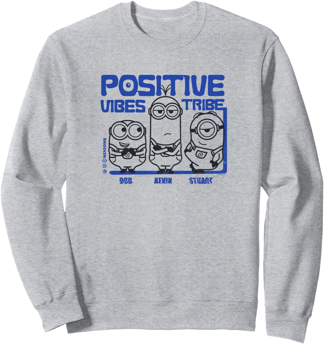 Minions Positive Vibe Tribe Height Graph Sweatshirt