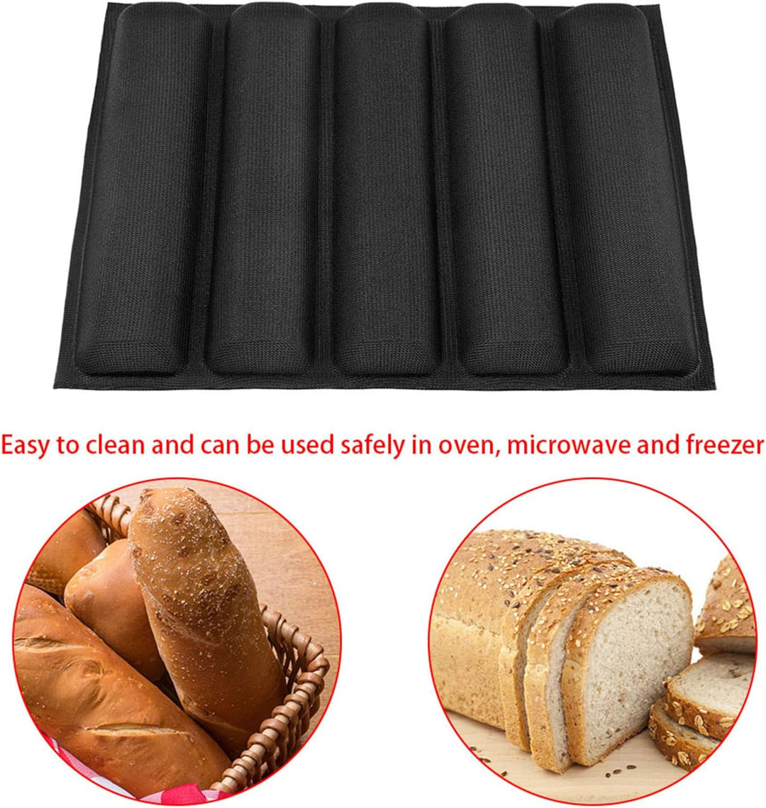 Silikon-Brotform, Antihaftbeschichtet, Längliche Form, Brotformen, Brotkastenform für Zuhause, Küche