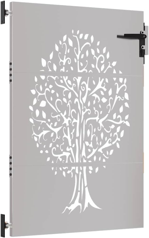 vidaXL Gartentor 85x150 cm Cortenstahl Baum-Design 85 x 150 cm, 85 x 150 cm