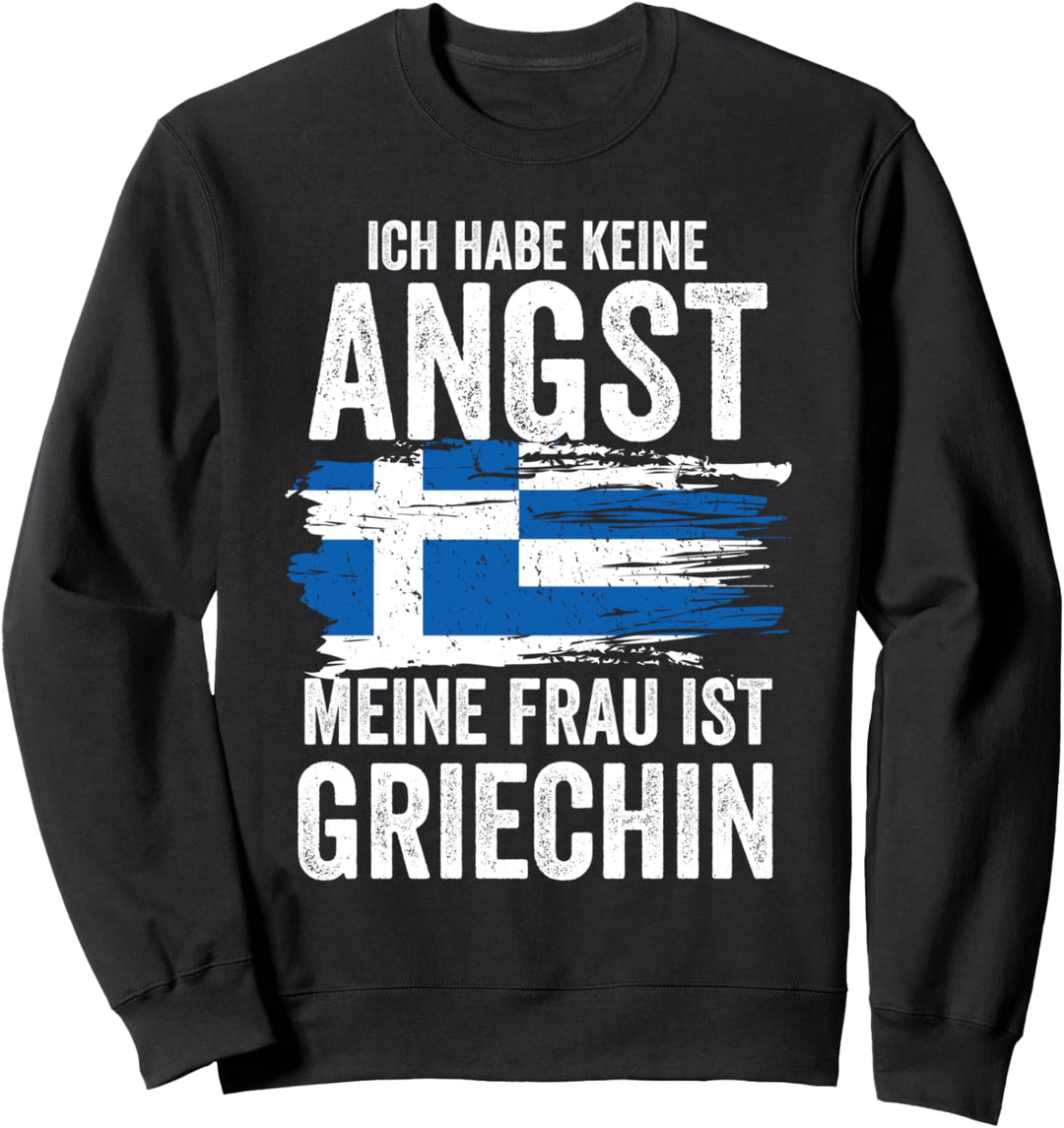 Griechische Frau Griechin Griechenland Griechen Sweatshirt