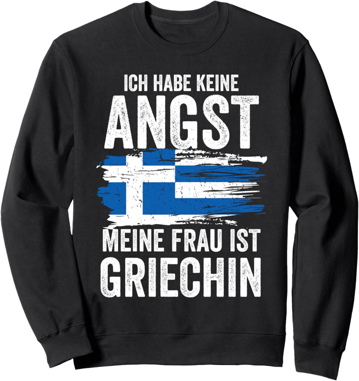 Griechische Frau Griechin Griechenland Griechen Sweatshirt