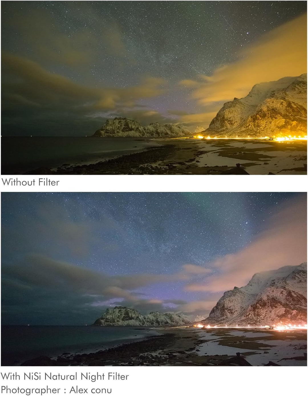 NiSi Natural Night Filter 100x100mm Circular für Nachtaufnahmen &amp; Astrofotografie
