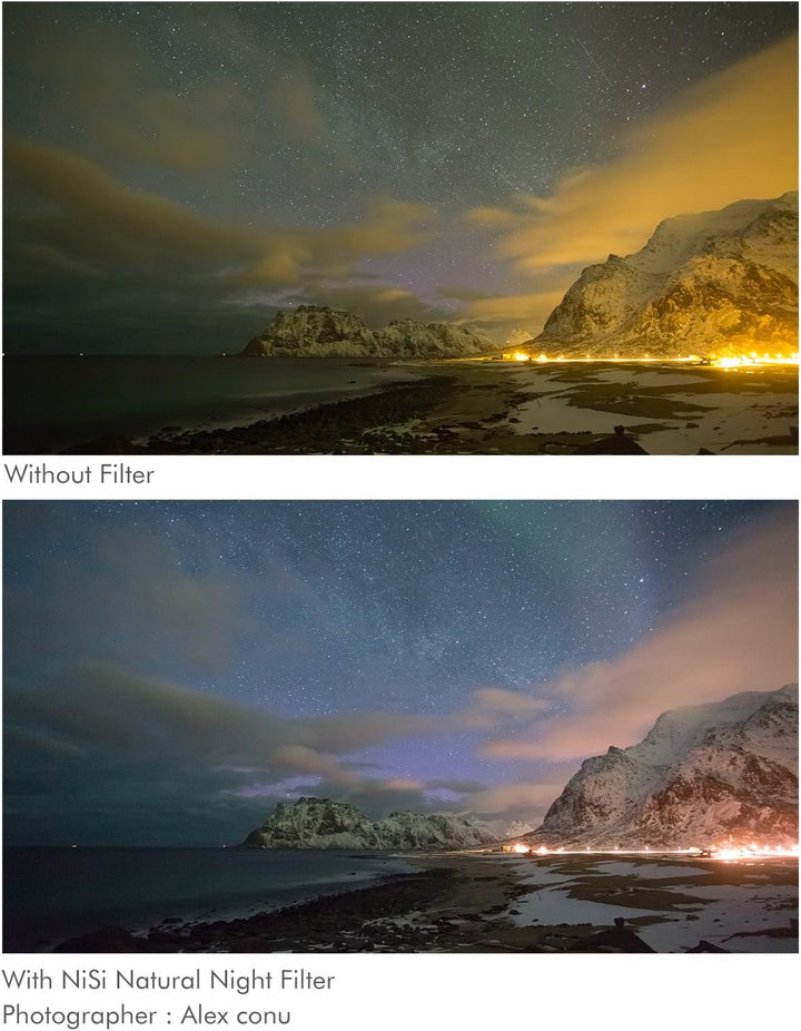 NiSi Natural Night Filter 100x100mm Circular für Nachtaufnahmen &amp; Astrofotografie
