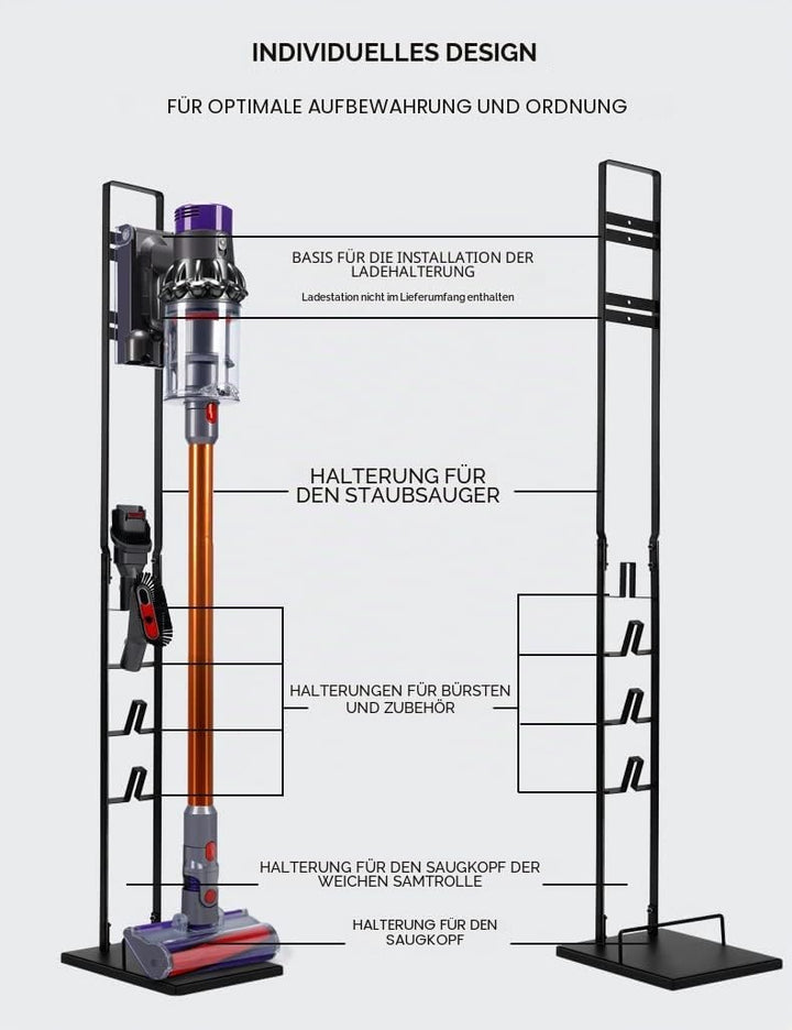 MORANGO Ständer für Dyson Akkusauger - Organizer für Dyson V6,V7,V8,V10,V11,DC58,DC62,DC74 Standfuss