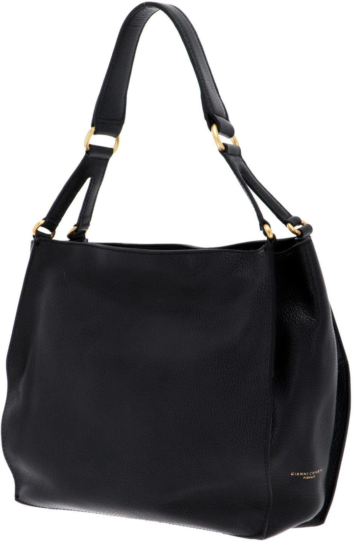 GIANNI CHIARINI Borsa Pelle Shopping Bag Nero